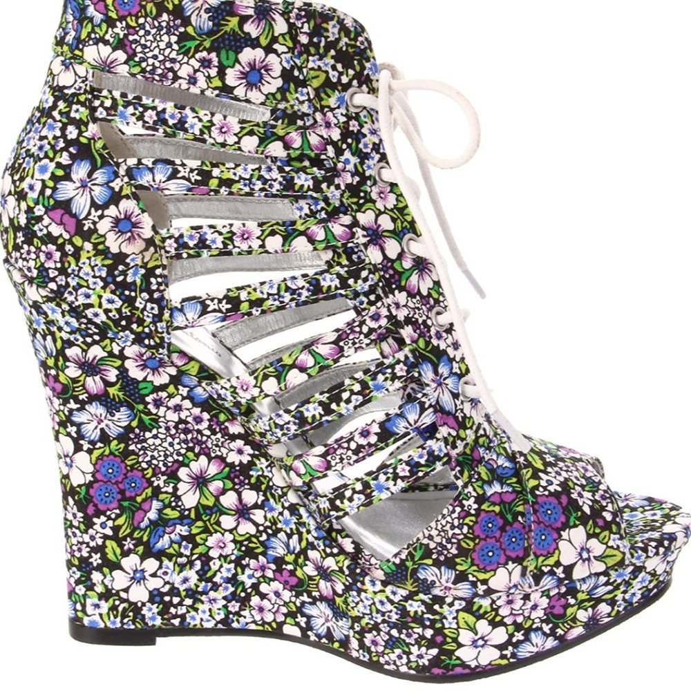 Michael antonio floral heels carina 7.5